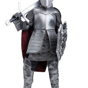 Silver Knight Kids Halloween Costume